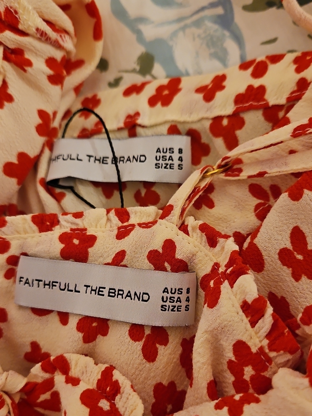 Faithfull The Brand Gita Red Skirt Set s4 - Picture 9 of 9